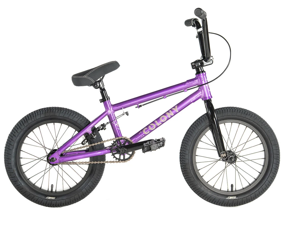 Colony Horizon 16" BMX Bike (15.9" Toptube) (Clear Purple)